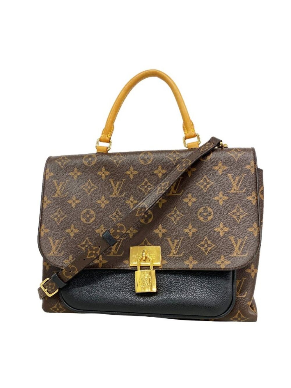 Louis Vuitton Handbag Monogram Marignan Brown 2-Way Bag